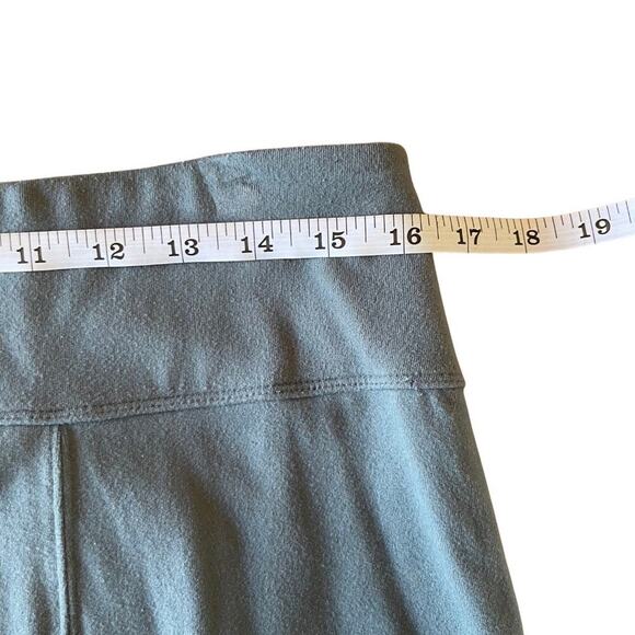 Athleta Gatsby Pull On Flounce Hem Skirt Gray Blue Size Medium 0627A - Picture 4 of 6